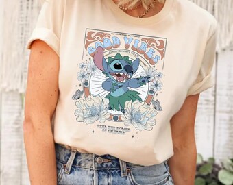 Camiseta de Stitch de Disney, Camiseta de Stitch, Camiseta del personaje Stitch, Camiseta de Stitch y Lilo, Camiseta de viaje a Disney, Stitch de Disney, Camiseta de Stitch de Disneyworld