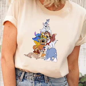 Disney Dogs Shirt, Dog Lover Shirt, Disney Dogs Shirt, Dog Tee, Dug, Pluto, Nana, Magic Kingdom Disneyland Family Vacation Shirt