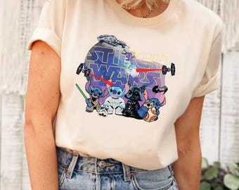Maglietta Disney Stitch Wars, Maglietta Stitch, Maglietta con il personaggio di Stitch, Maglietta Disney Trip, Maglietta Disney Stitch, Maglietta con il personaggio di Stitch