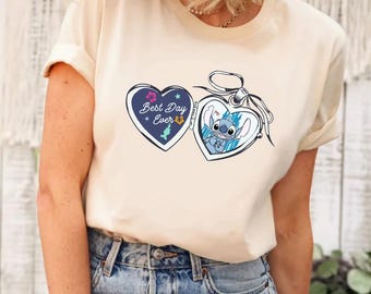 Camiseta "El mejor día de Stitch" de Disney, camiseta de Stitch, camiseta del personaje de Stitch, camiseta de viaje de Disney, camiseta de Stitch de Disney, camiseta del personaje de Stitch