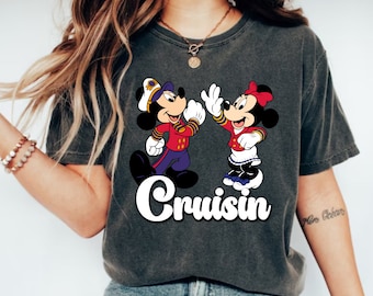 Magical Cruisin' Shirt, Couple Shirt, Mickey And Minnie Shirt, Disney Cruise Group Shirt, Mickey and Friends Let's Cruise Shirt, Love Shirt
