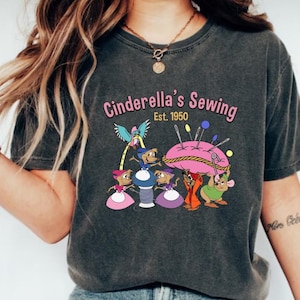 Camisa do Clube de Costura da Cinderela, Camisa Disneyworld, Camisa da Princesa Cinderela da Disney, Camisa da Cinderela, Camisa da Princesa Disney