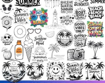 Summer svg, Beach svg, summer coastal svg,ocean svg,Summertime svg, Beach Scene svg,Vintage Coastal, svg files, svg cricut, summer cut files