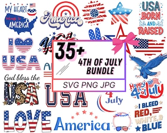 4th of July SVG Bundle, Independence Day SVG, 100+ Designs, Heather Roberts Art Bundle,America svg,USA Flag svg,Cut Files Cricut, Silhouette