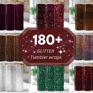 180+ Glitter Tumbler Wrap Bundle, Glitter Color Tumbler Wrap, Sparkle Style Glitter Tumbler Wrap 20 oz Ombre Tumbler PNG, Sparkling Glitter