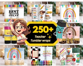 250+ 20oz Teacher Life Tumbler Wrap, Back To School Sublimation Image Nutrition Facts 20oz skinny, Messy Bun Teacher Inspire Affirmation PNG