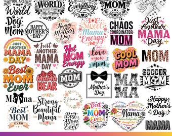 Mothers SVG Bundle, Mom life svg, Mama svg, mom quotes svg, Happy Mother's Day, Feliz Dia De Las Madres Svg, Cricut & Silhouette, Dance Mom
