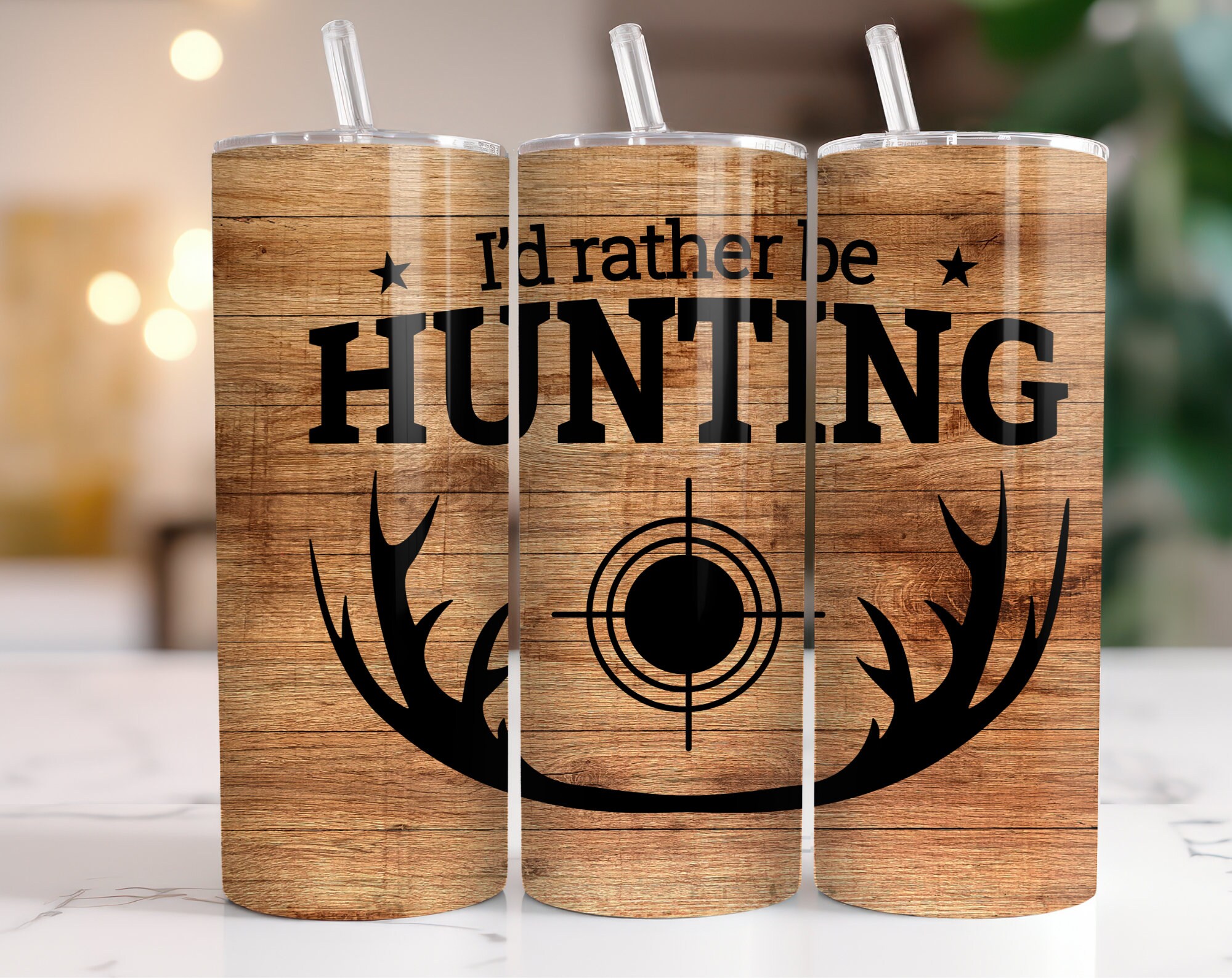 360+ Hunting Tumbler Wrap, Deer Hunting Life 20oz Skinny Tumbler ...