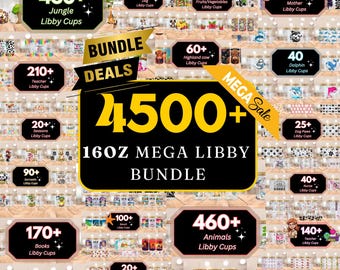 Libbey Glass Can Bundle, 16oz Glass Can PNG, Libbey Glass Can Wrap, Glass Cup Bundle PNG Files for Cricut & Silhouette Cameo, Glassware PNG