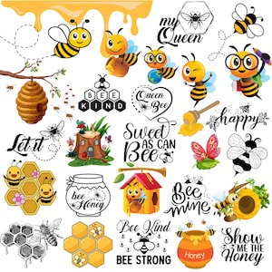 Más de 70 SVG de abejas, SVG de abejas, SVG de abejorros, SVG de citas de abejas, SVG de abejas lindas, Camino de abejas, SVG de panal, Archivos SVG de Cricut, Clipart de abejas, SVG de abeja reina