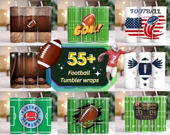 55+ FootBall Mama Tumbler Wrap, 20oz FootBall leopard Messy Bun Mom PNG Image, Sublimation Image, Skinny 20oz Tumbler Wrap, Kid Water bottle