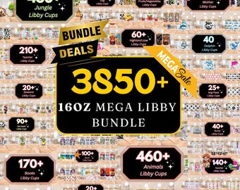 Libbey Glass Can Bundle, 16oz Glass Can Svg, Libbey Glass Can Wrap, Glass Cup Bundle Svg Files for Cricut & Silhouette Cameo, Glassware svg