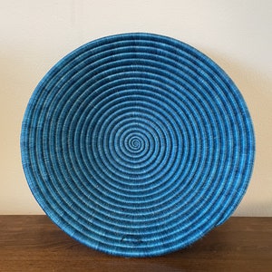 African Wall Basket, Rwanda Basket, Woven Bowl, Natural Sisal Fiber, Dining Centerpiece, Fruit & Bread Bowl, Home Decor, Wall Decor