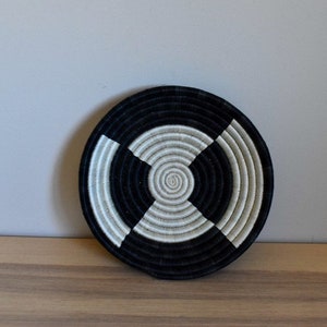 African Wall Basket, Rwanda Basket, Woven Bowl, Natural Sisal Fiber, Dining Centerpiece, Fruit & Bread Bowl, Home Decor, Wall Decor