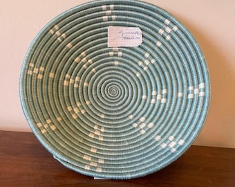Cestino da parete africano, cestino ruandese, ciotola intrecciata, fibra di sisal naturale, centrotavola da pranzo, ciotola per frutta e pane, arredamento per la casa, arredamento da parete