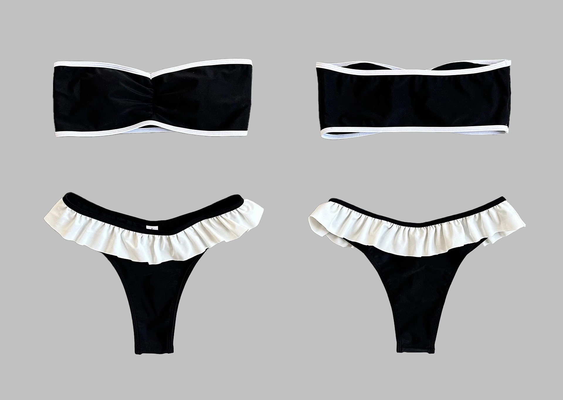 Sexy Low Waist Strapless Bikini Set I Swimsuit I Extreme Bikini Plug