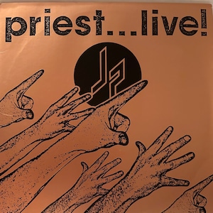 Judas Priest, Priest Live, Double Live Vinyl Album/Record, CBS Records, 1987, AL 40813