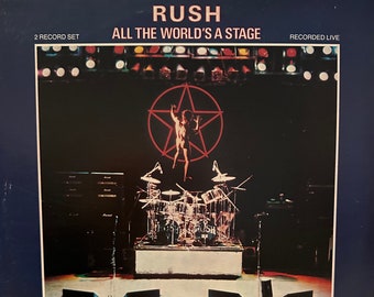 Vintage Rush - All the World's a Stage - Vinyl Record - Etsy