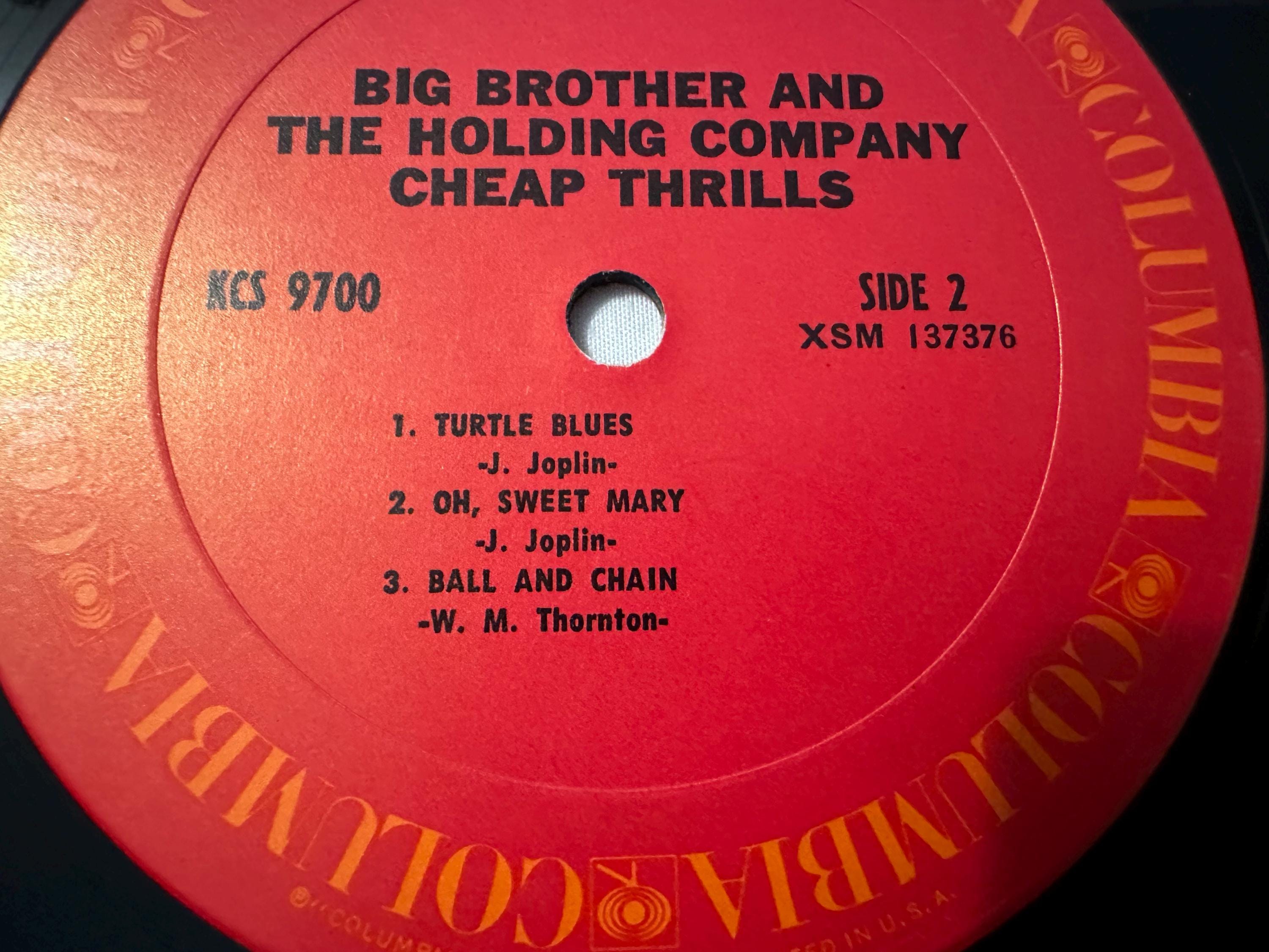 Cheap Thrills, Big Brother and the Holding Company, Janice Joplin