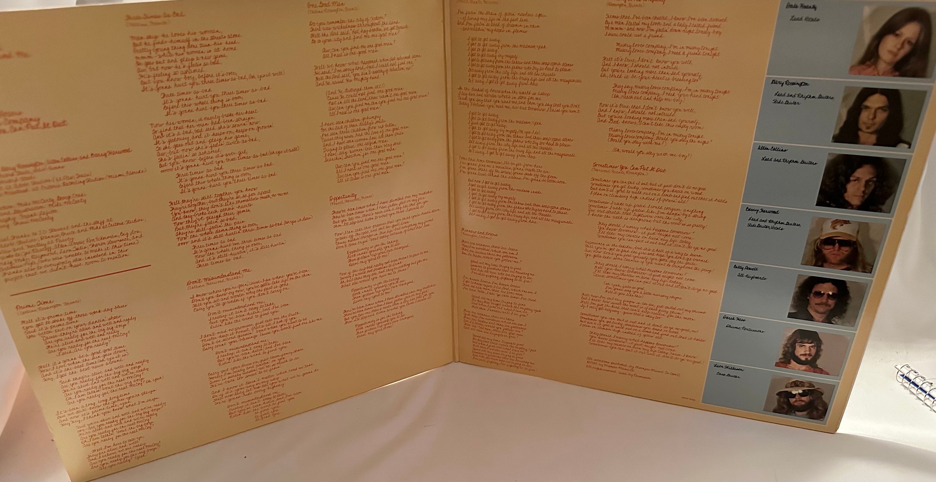 Rossington Collins Band, Anytime Anyplace Anywhere, Vinyl Album