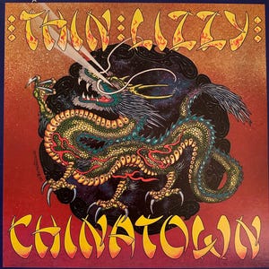 Thin Lizzy, Chinatown, Vinyl Album/Record, Warner Brothers Records, 1980, BSK 3496