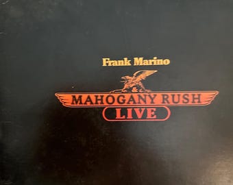 Vintage Frank Marino Mahogany Rush Live 1978 Vinyl LP Record Vinyl