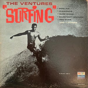 The Ventures, Surfing, Vinyl Album/Record, Dolton Records, BLP 2023