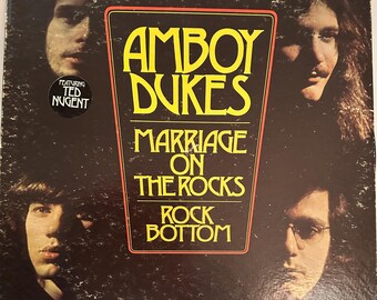 Amboy Dukes featuring Ted Nugent, Marriage on the Rocks/Rock Bottom, vinylalbum/plaat, Polydor Records, 1969, 24-4012