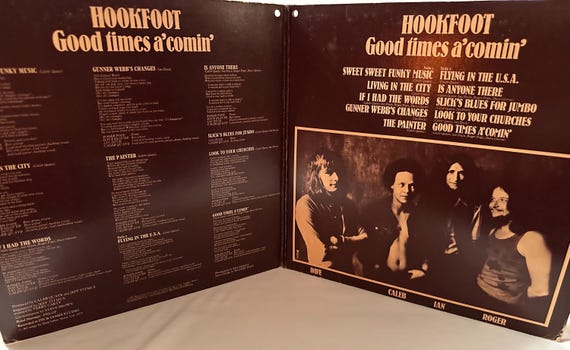 Hookfoot, Goodtimes a Comin, Vinyl Album/record,a&m Records,sp