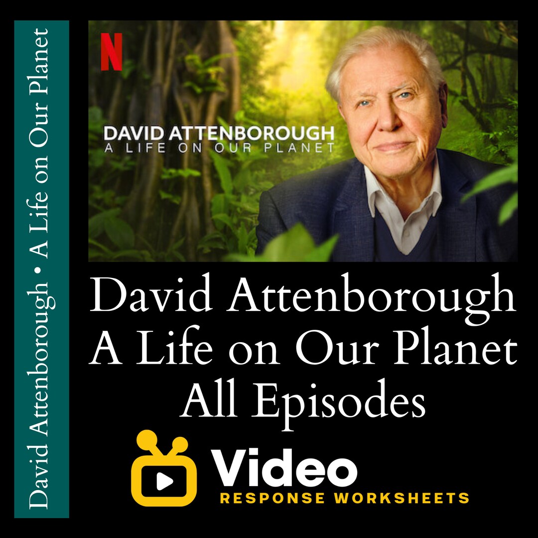 Buy David Attenborough A Life on Our Planet Video Response Worksheet ...
