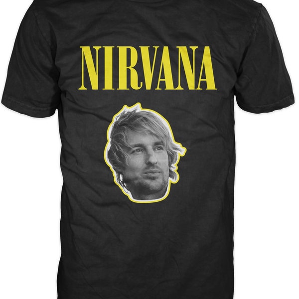 Nirvana & Owen Wilson inspired T-Shirt