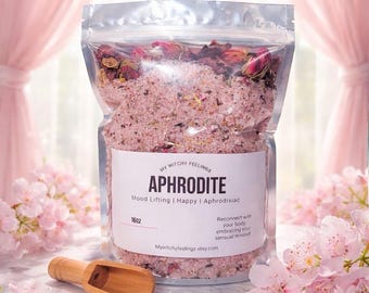 Sales de baño espirituales de Afrodita, 473 ml (16 oz).