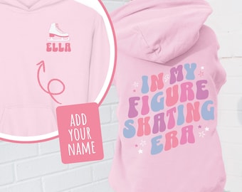 Girl Figure Skating Gift for Toddler Ice Skating Sweatshirt In My Figure Skating Era Ice Skater Hoodie for Girls Figure Skating Clothes