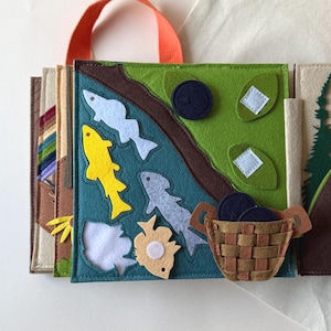 Kid Puzzle For Kid Puzzle Book Busy Puzzle For Toddler Gift For Kid Felt Toy For Kid Animal Puzzle Fish Puzzle Educational Puzzle Felt Book