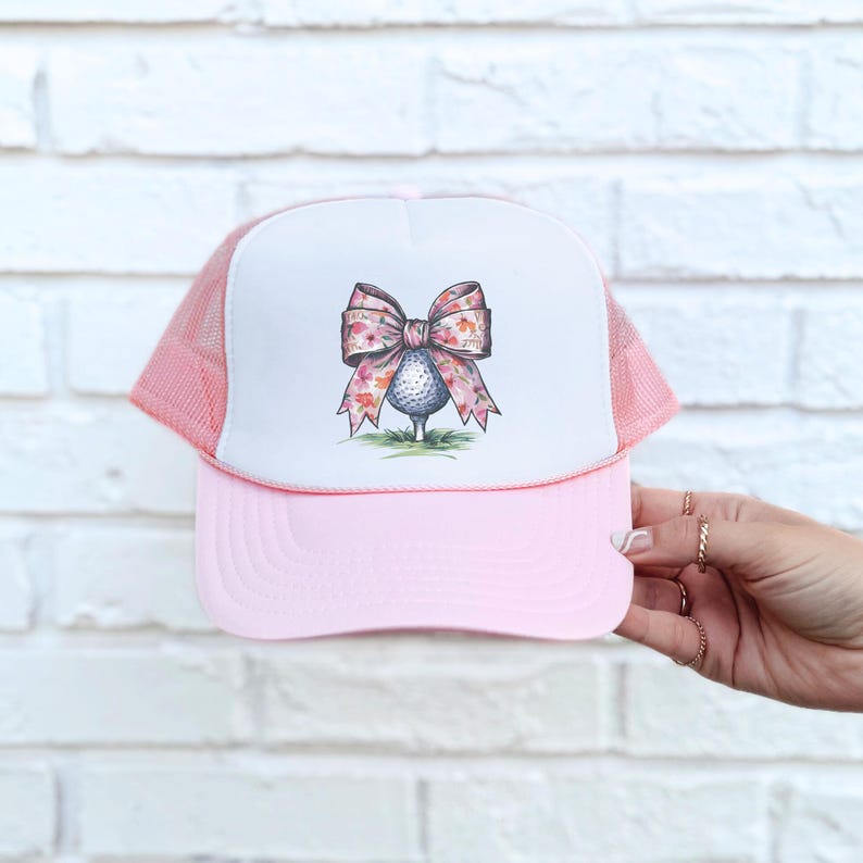 Trucker Hat For Golfer Girl
