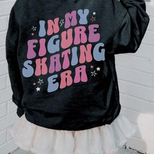 Mädchen-Eiskunstlaufgeschenk für Kleinkind-Eislaufen-Sweatshirt In meiner Eiskunstlauf-Ära Eiskunstläuferin-Hoodie für Mädchen-Eiskunstlaufkleidung Bild 11