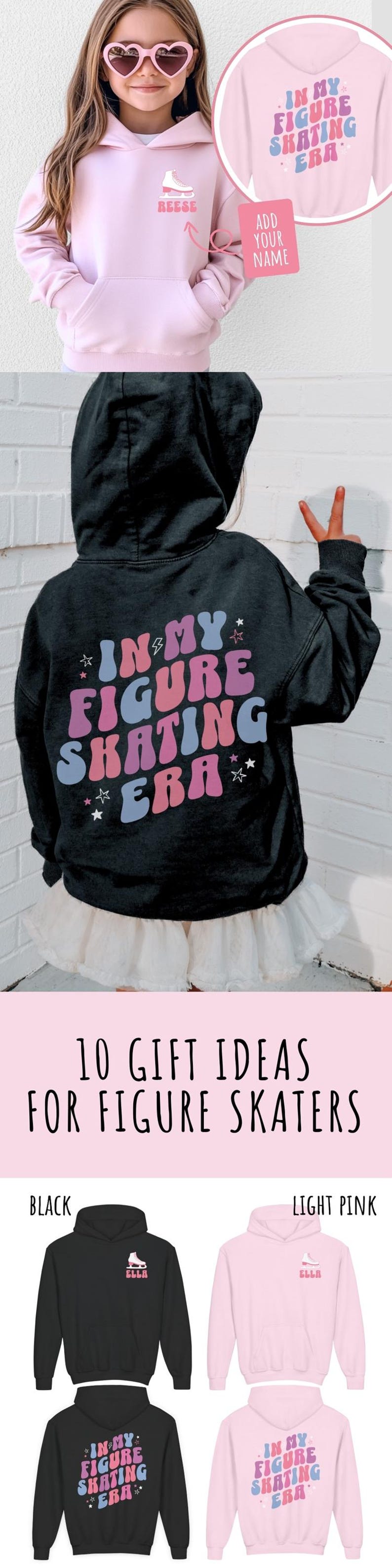 Mädchen-Eiskunstlaufgeschenk für Kleinkind-Eislaufen-Sweatshirt In meiner Eiskunstlauf-Ära Eiskunstläuferin-Hoodie für Mädchen-Eiskunstlaufkleidung Bild 11