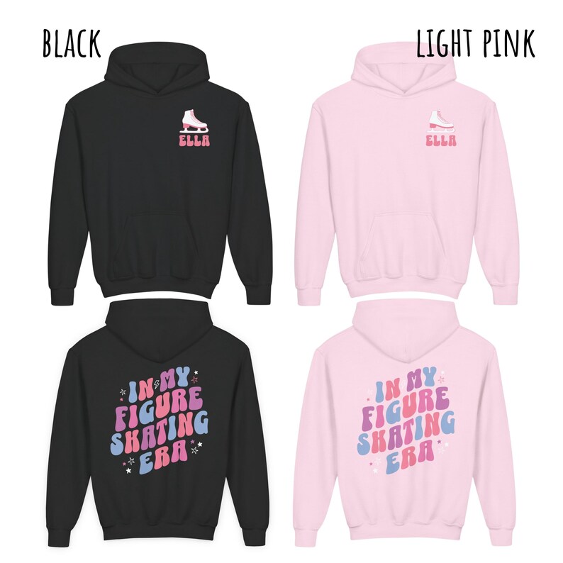 Mädchen-Eiskunstlaufgeschenk für Kleinkind-Eislaufen-Sweatshirt In meiner Eiskunstlauf-Ära Eiskunstläuferin-Hoodie für Mädchen-Eiskunstlaufkleidung Bild 6