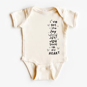Kid Christian Tee Kids Jesus Shirt Toddler Christian Shirt Child Of God Shirt Kids Christian Shirt I've Got the Joy Down In My Heart Tshirt image 3