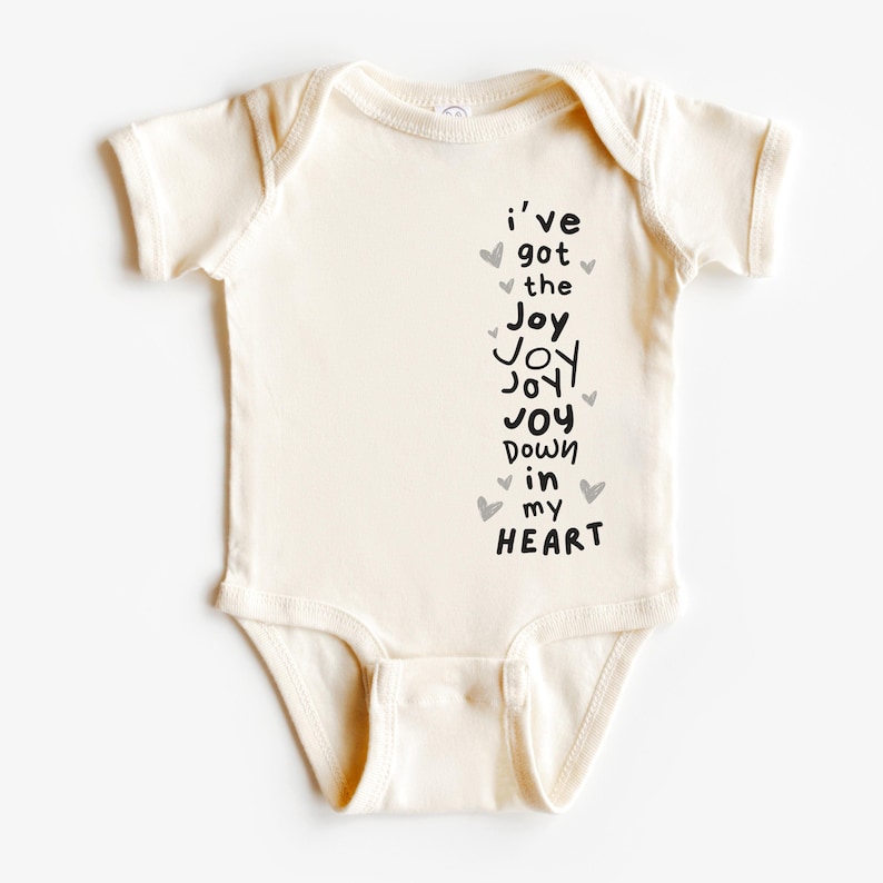 Kid Christian Tee Kids Jesus Shirt Toddler Christian Shirt Child Of God Shirt Kids Christian Shirt I've Got the Joy Down In My Heart Tshirt image 3