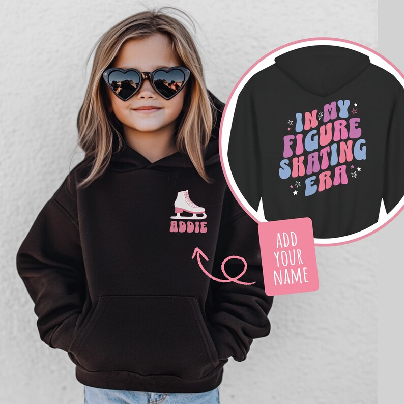 Ice Skating Sweatshirt In My Figure Skating Era Girls Figure Skating Clothes