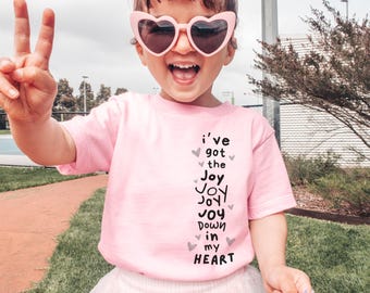 Kid Christian Tee Kids Jesus Shirt Toddler Christian Shirt Child Of God Shirt Kids Christian Shirt I've Got the Joy Down In My Heart Tshirt