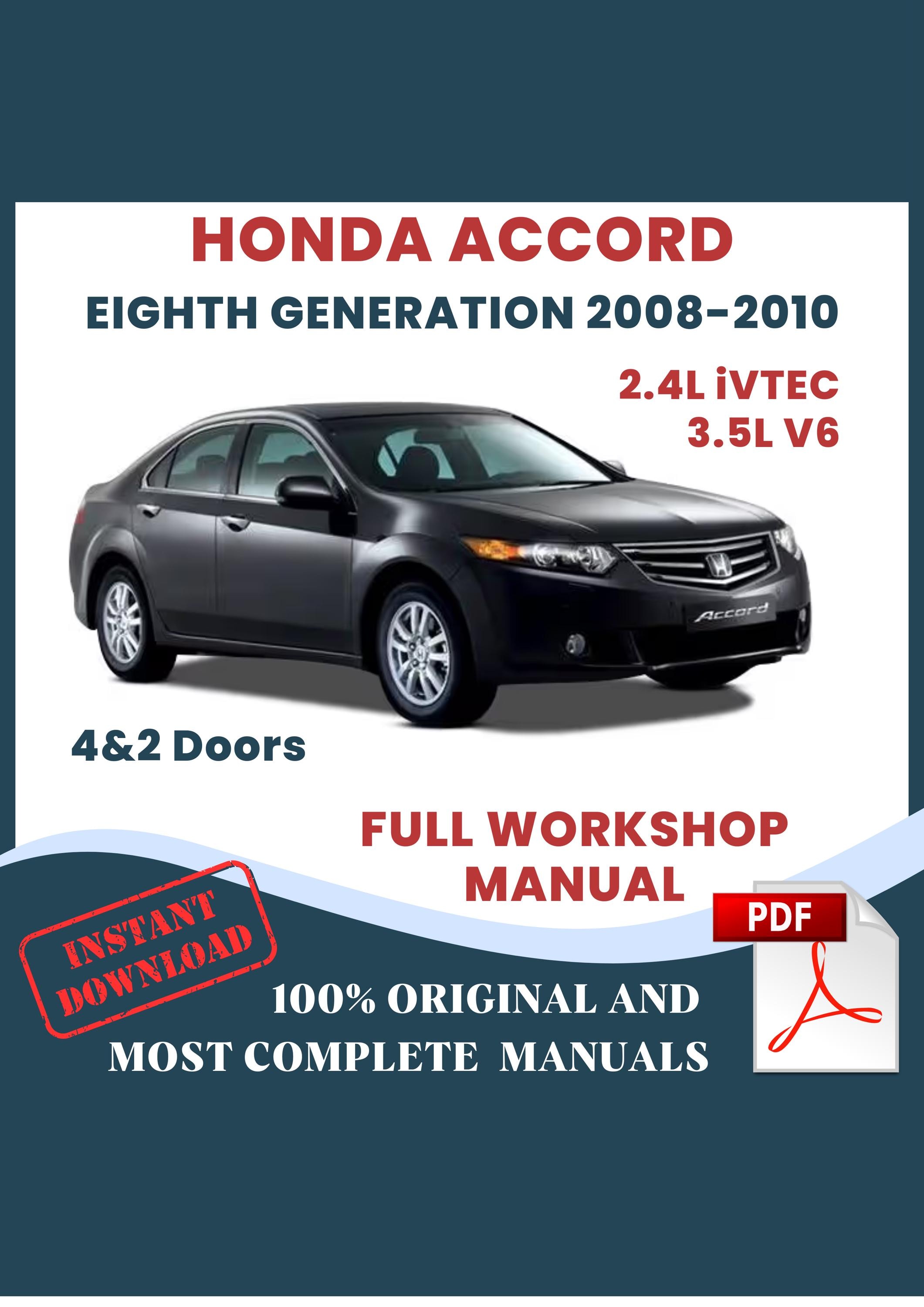 Honda Accord/Torneo サービスマニュアル Honda 2003 Accord 4-cylinder Service Manual