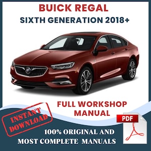 Opel Insignia Buick Regal 2018+ Car Repair Manual: Workshop DIY Guide & Maintenance, Instant Download