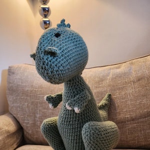 Crocheted T-Rex Plushie