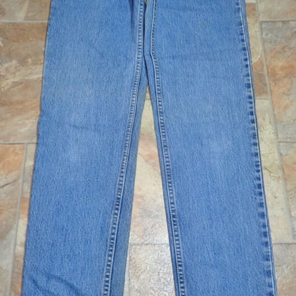 Vintage 90s 1999 USA Made Levi's 512 High Rise Slim Fit Tapered Leg Jeans 31x34