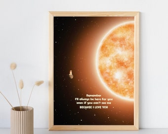 Bluey Inspired Nursery satin Poster without frame - Decor for Kids Room Bluey Nursery Art, Sleepytime, I love you, Bingo