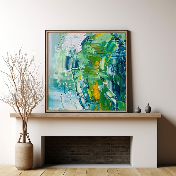 Abstract Painting Digital Art Download | Modern wall deco | Acrylic Painting Printable