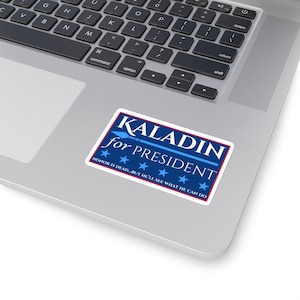 Stormlight Archive Sticker, Kaladin for President