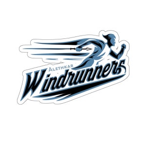 Brandon Sanderson, Stormlight Archive Sports Team Style Sticker, Alethkar Windrunners